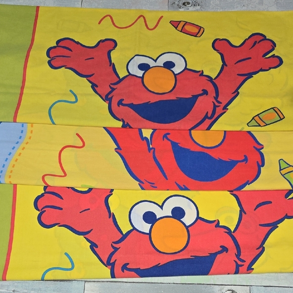 Sesame Street Other - Elmo Big Bird Cookie Monster 3 Pillowcase Lot